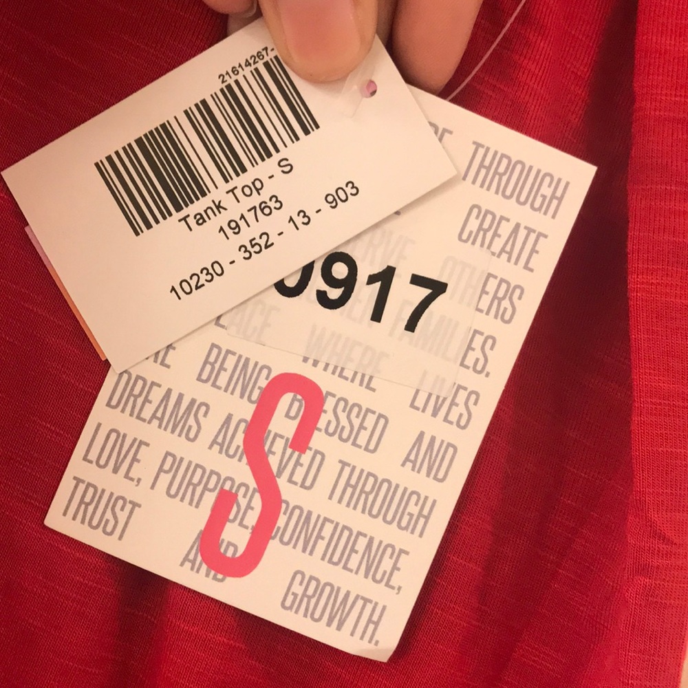 LulaRoe Red Tank - Picture 3 of 4